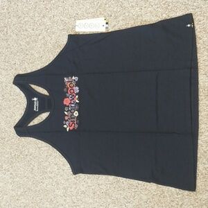 NWT SmartWool everyday meadow graphic tank deep Navy Large